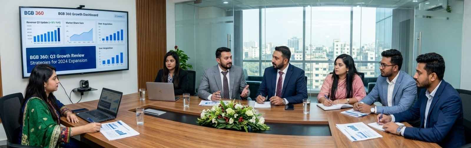 Remote finance team supporting business performance and cost efficiency