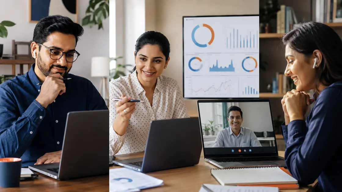 Remote finance team supporting business performance and cost efficiency